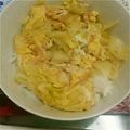 はちらー's cooksnap of when they made 乗り切れ給料日前！節約キャベツ丼！.