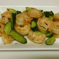 ryu☆ryu's cooksnap of when they made 海老きゅうりのにんにくマヨソテー.