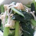 lisanlisan's cooksnap of when they made 小松菜とえのきのおひたし.