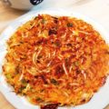 アメソウママ's cooksnap of when they made もやしとキムチのチヂミ.