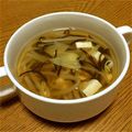 ぽめchan's cooksnap of when they made もやしと塩昆布のすっぱスープ.
