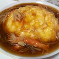 miku0625's cooksnap of when they made ☆余った炒飯で簡単天津飯☆.