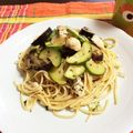 bayen's cooksnap of when they made 夏野菜のジェノベーゼパスタ.