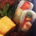 お弁当レシピ's cooksnap of when they made お弁当に！ちくわのベジチーズ焼き.