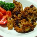 ☆PikKa☆'s cooksnap of when they made 鶏肉のコーンフレーク焼きマスタード風味.