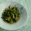もりの妖精's cooksnap of when they made 冷んやり♪小松菜とあげの煮物♡.