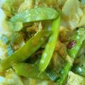 maco33's cooksnap of when they made キャベツと絹さやの甜麺醤炒め.