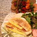 るるおか's cooksnap of when they made フライパンでソーセージエッグホットサンド.