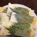 けなモン's cooksnap of when they made 鶏ささみとしそとチーズの春巻き.