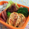 ゆうこじょう's cooksnap of when they made ＊再現ﾚｼﾋﾟ！トマトと大葉の卵焼き＊.