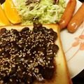 お魚キッチン's cooksnap of when they made あん胡麻トースト.