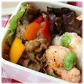 KENチャン's cooksnap of when they made ★お弁当に★パプリカと牛肉の焼肉風.