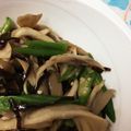 シナニコ's cooksnap of when they made 舞茸とオクラの和え物.