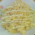 乱世の嫁's cooksnap of when they made 主婦の一人ランチ！簡単卵チャーハン！.