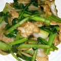 meise17's cooksnap of when they made ＊鶏モモ肉と小松菜の塩炒め＊.