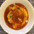 mildchild's cooksnap of when they made ◎☼チープにカニカマかに玉♪甘酢あんかけ.