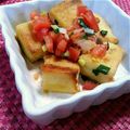ぼんめぐ's cooksnap of when they made 高野豆腐の唐揚げねぎトマトソース.