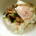 ひろみ。's cooksnap of when they made 簡単ランチに☆豚と小松菜のどんぶり.