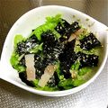 ゆうこりん☆★☆'s cooksnap of when they made さっぱり♪韓国風レタスと海苔のサラダ.