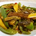 wumikame's cooksnap of when they made パプリカの～シャキシャキ～カレー炒め.