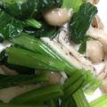 みずいろおさる's cooksnap of when they made 三姉妹ママのしめじと小松菜の胡麻和え☆.