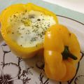 nuri0's cooksnap of when they made 作業時間５分！パプリカのひき肉詰め.