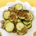 ヵりｎ's cooksnap of when they made †ｽﾞｯｷｰﾆと挽き肉のｼﾝﾌﾟﾙ炒め†.