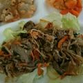 居眠り姫愛's cooksnap of when they made プルコギビーフで簡単チャプチェ風.