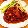 ASK82's cooksnap of when they made チキンのトマト煮込みグリル野菜ぞえ.