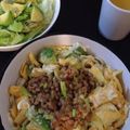 Goneho's cooksnap of when they made アボ納豆の卵マヨうどん.