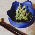 広野のタイタン's cooksnap of when they made インゲンには鰹節、昆布つゆ、マヨネーズ.