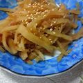 のじまさん's cooksnap of when they made ヤーコンのおかか炒め☆.