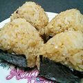 ☆めぇ☆ﾐ's cooksnap of when they made 鰹節とごま油のおにぎり.