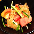 0chan777's cooksnap of when they made 中華くらげとトマトのサラダ.