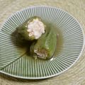 taruママ's cooksnap of when they made ◆中華風肉詰め♡まるごとピーマン◆.