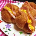 mamicom22's cooksnap of when they made クロワッサンサンドイッチ☆ランチにも♪.
