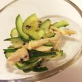 もさぴち's cooksnap of when they made 鶏ささみとキュウリで！ゴマ油味噌和え♪.