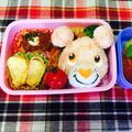 anco1021's cooksnap of when they made ケアベアおにぎり＊キャラ弁.