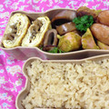 マルルル's cooksnap of when they made 青のり風味・いかなごの釘煮を巻いた卵焼き.