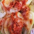ゆかぽっくる's cooksnap of when they made キムチじゃがたまチーズ　全部入れてチン♪.