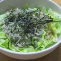 daikanon's cooksnap of when they made カルシウム満点レタスとじゃこのサラダ.