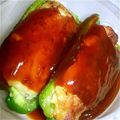 やまーん329's cooksnap of when they made 簡単無駄なし★ピーマンの肉詰め.