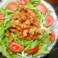 chisat00's cooksnap of when they made 鶏せせり肉と水菜のおろしサラダ.