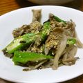 B子chan's cooksnap of when they made 舞茸とオクラの和え物.