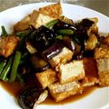 まめ1231's cooksnap of when they made 作り置きの挽肉炒めでナスと厚揚げの炒め物.