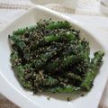 miyuki12's cooksnap of when they made インゲンのマヨ炒め真っ黒胡麻だらけ.