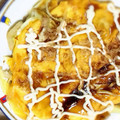 けーこころん's cooksnap of when they made キャベツとちくわの卵焼き☆お好み焼き風.