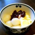 hiwanori's cooksnap of when they made ゆであずきで冷やしぜんざい.