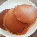 ♡nanai♡'s cooksnap of when they made ＊ほわほわ♡ココナッツミルクパンケーキ＊.