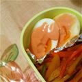 ゆずみそ鹵's cooksnap of when they made ❤お弁当に❤ケチャマヨ～ｄｅゆで卵.